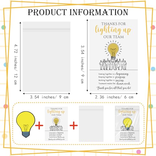 Image of Employee Appreciation Gifts Team Pins for Coworkers Bulk Inspirational Lapel Pin with Thank You Cards Organza Bags Team Appreciation for Back to School Office Staff Coworker
