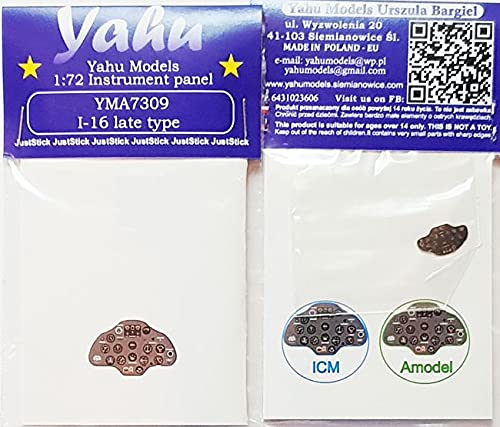 Tableau de bord Polykarpov I-16 1/72 Yahoo Model pour corriger le kit ICM