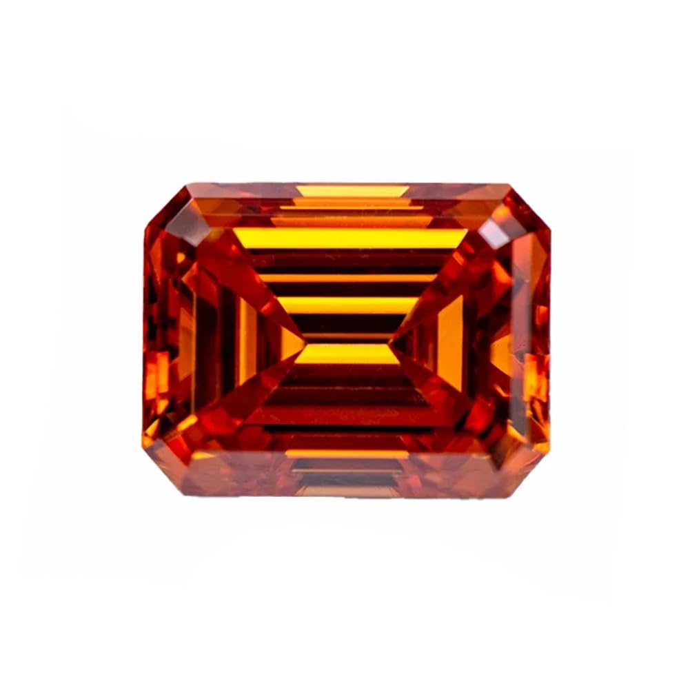 Moissanite VVS1 taille émeraude, le cadeau idéal