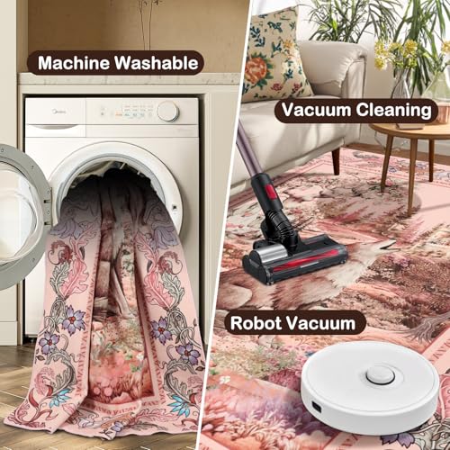 Save 13% on TUKDAK 5x7 Machine Washable Animal Area Rug - Image 6