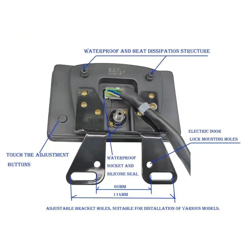 デジタルダッシュボード オートバイスピードメーターアセンブリ イタリカ用 RC200用 RC250用 サンダー125用 GN125用
