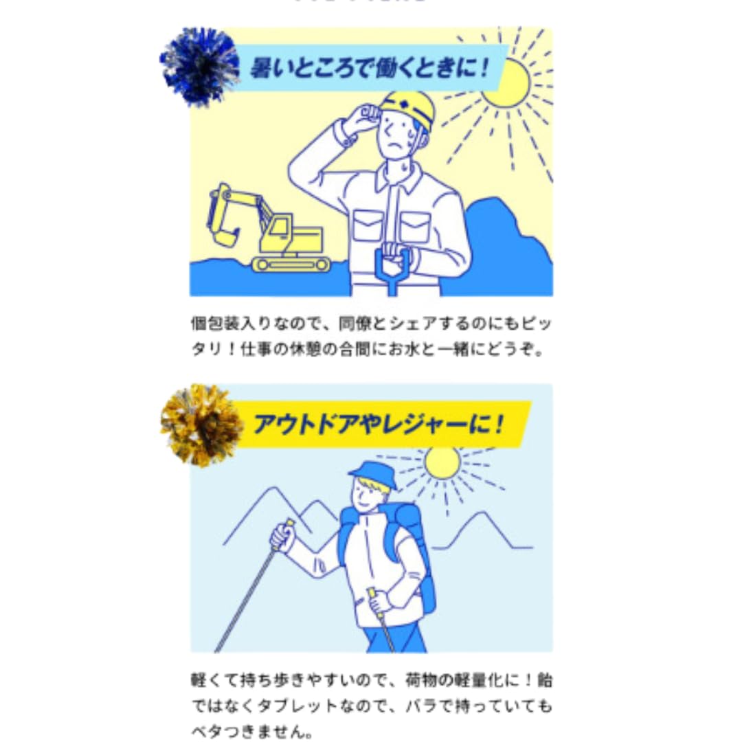Amazon.co.jp: カバヤ 塩分チャージタブレッツ 梅味 81g 4袋 : 食品