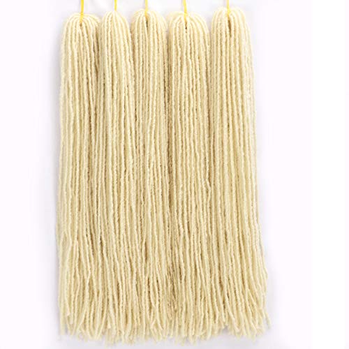 GX Beauty 5Pcs Bobbi Boss Synthetic Hair Crochet Braids African Roots Braid Collection 18Inch Goddess Sister Locs Crochet Braiding Hair Extensions（Clearance Sale）