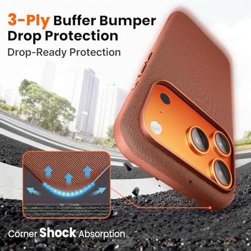Mkeke for iPhone 17 Pro Case Techwoven Orange by Mkeke - Used condition - Image 2