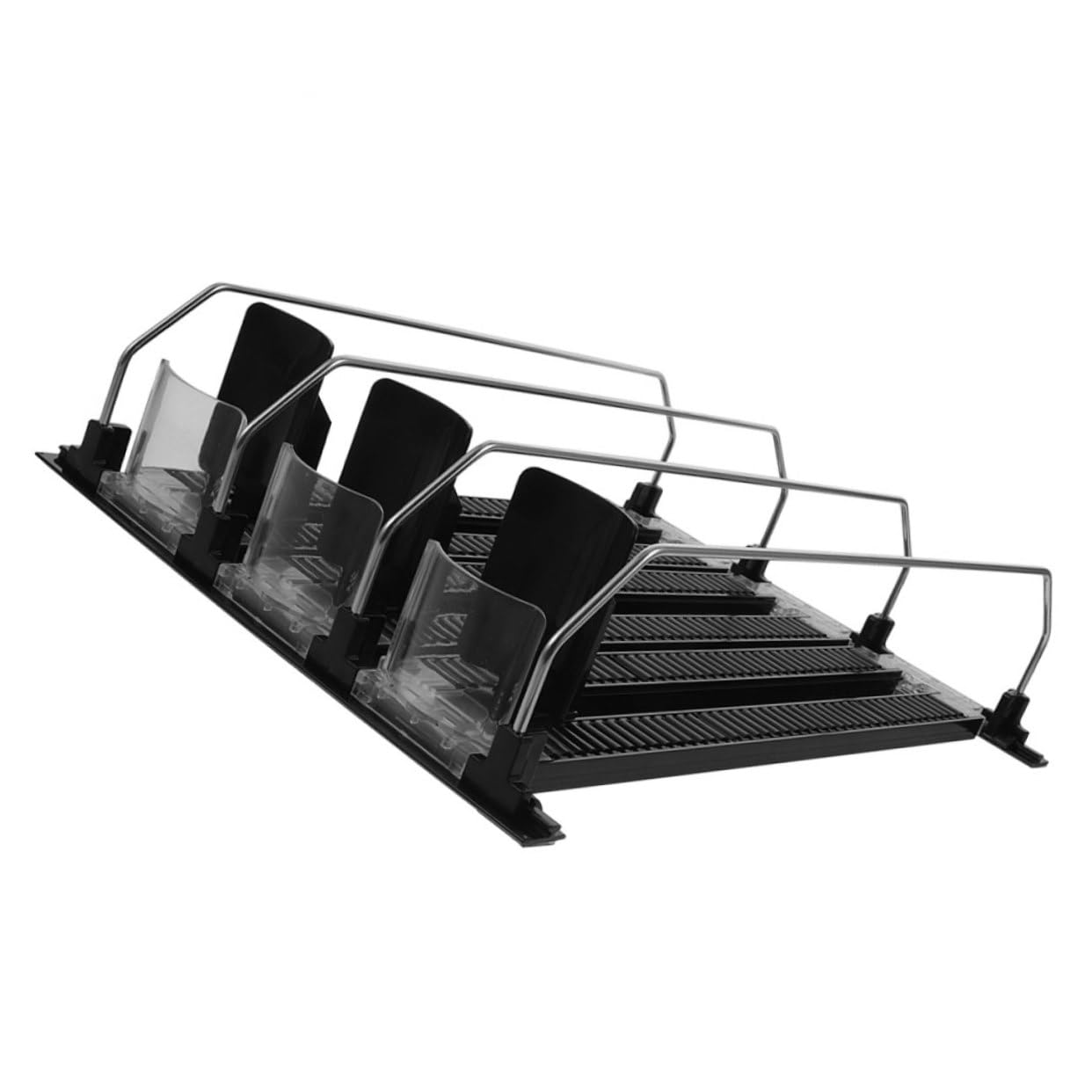 HOMOCONO 3pcs Automatic Drink Pusher for Supermarket Vending Machine Soda Can Organizer Easy-Install Beverage Glide for Refrigerators Pantries