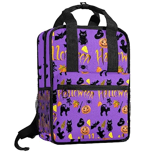 Sac à dos garçons cartable filles motif Halloween bretelles réglables