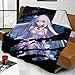 Vdaras Sherpa Manta de peluche Emilia Re Zero Starting Life in Another World