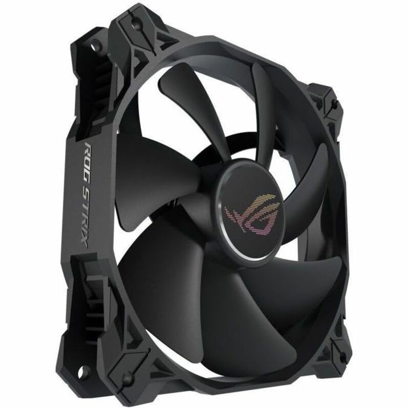 Image of ASUS ROG Strix XF120 Whisper-Quiet, High Air Flow, 4-pin PWM Fan for PC Cases, Radiators or CPU Cooling (120mm, up to 400,000 Hours lifespan, Magnetic-Levitation, 1800RPM), 5 Year Warranty
