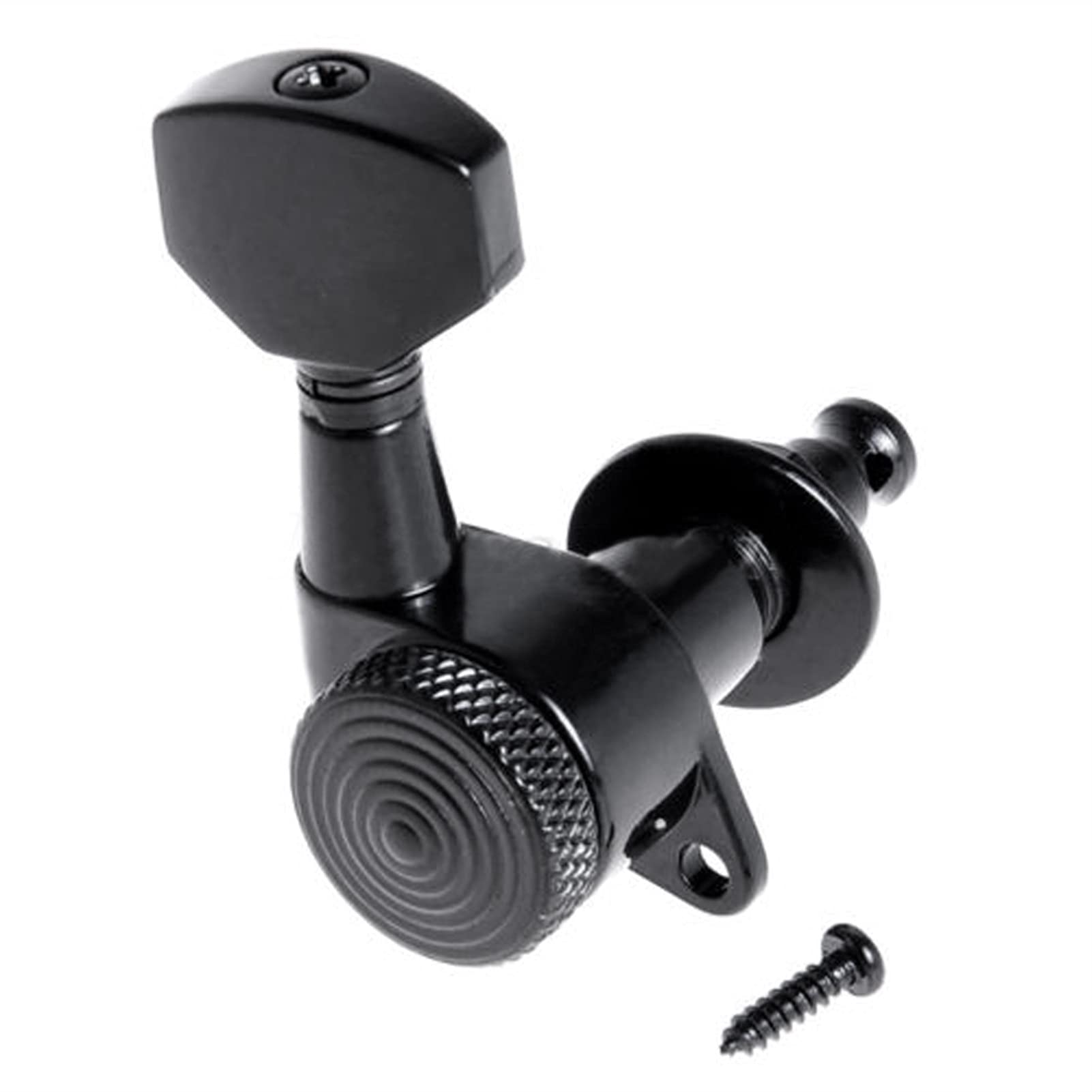 6pcs Guitar String Blocking Tuner Sintonizzatori Di Blocco Tuning Pegs Teste Della Macchina Nero Per 6R Inline Guitars Electric Guitars Accessori Di Ricambio Locking Tuners - Foto 9