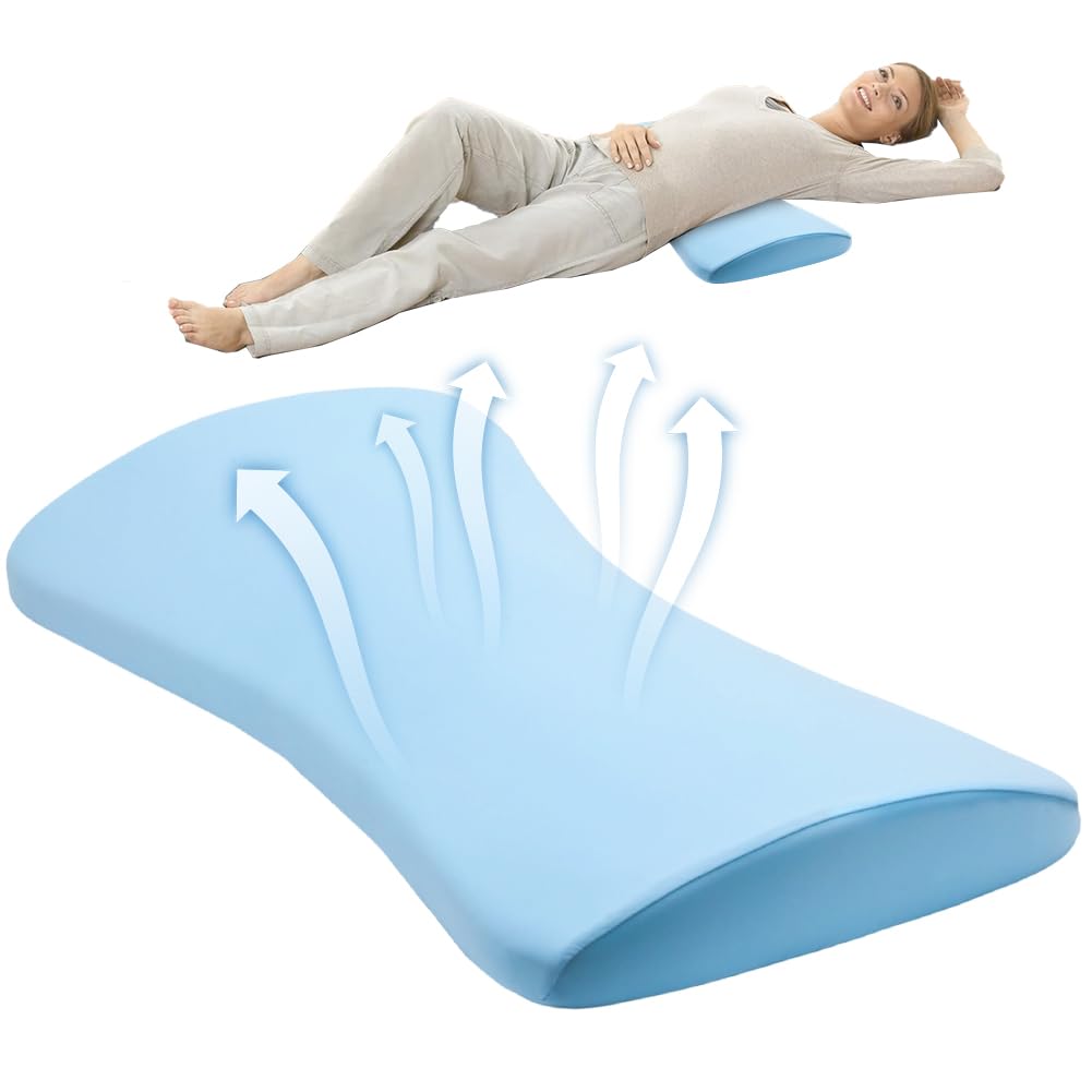 Coussin de soutien lombaire ergonomique pour soulager le dos sur lit et canapé