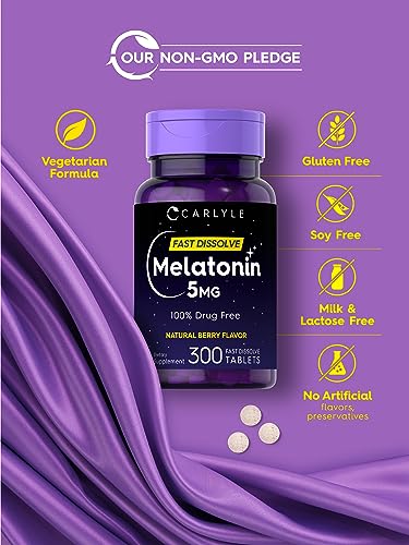 Carlyle CL4197 Melatonin 5 Mg Fast Dissolve 300 Tablets thumb #3