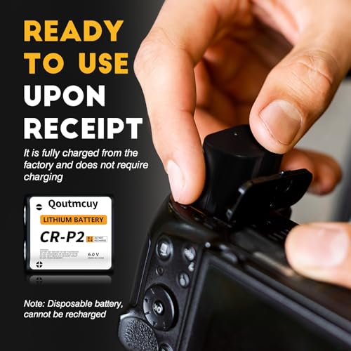Image of CR-P2 6V Lithium Battery (10-Pack) 1600mAh - Replacement for 223A, 2CR - P2, EL223AP, and DL223A Batteries