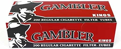 Gambler Regular King Size Cigarette Tubes (10 Boxes)