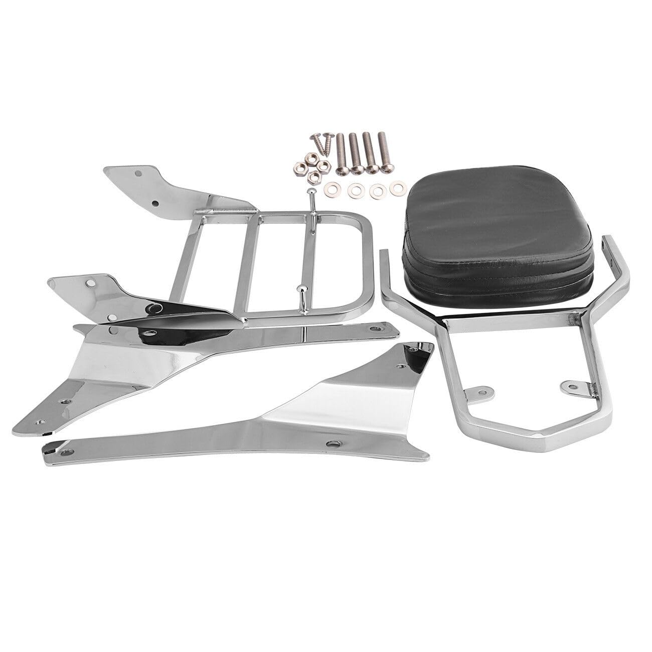 pour Suzuki pour Boulevard C50 2005-2014 pour Volusia Vl800 pour Intruder Classic 400 Moto Dossier Sissy Bar Porte-Bagages Coussin Coussin Porte-Bagages Arrière