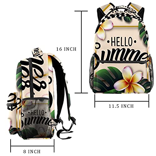 Sac à dos décontracté Hello Spring multicolore au volume généreux