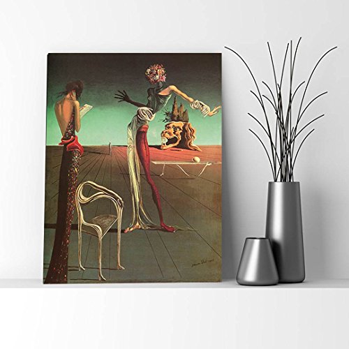 Poster Woman With A Head Of Roses. Salvadore Dali. Art Print Reproduction (16.2In X 21.5In),Living Room #TOP4
