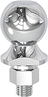 BIGRED ATRLY2019R 2-Inch Trailer Hitch Ball, 3,500 lbs Capacity, Chrome Hot-Forged Steel, Universal Fit
