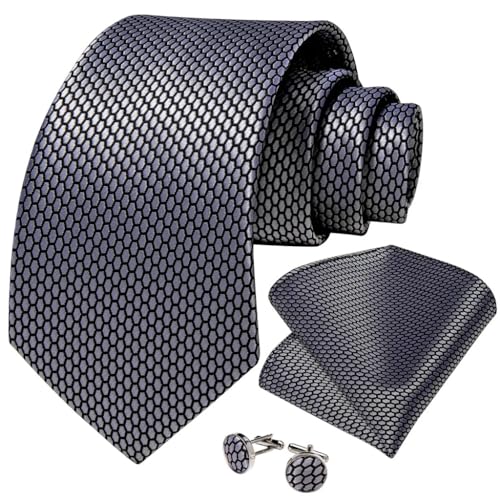 Corbata de Hombre a Cuadros de Seda y Poliéster miniatura 1