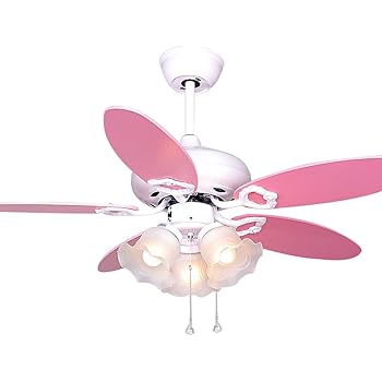 girl ceiling fan with chandelier
