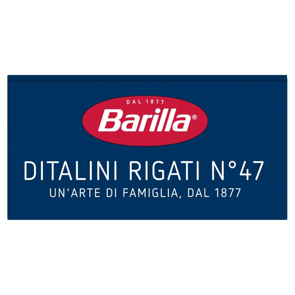 Pasta Ditalini Rigati nº 47, 100% italiana, pack de 500 g + llavero Beni Culinari gratuito (32 unidades)
