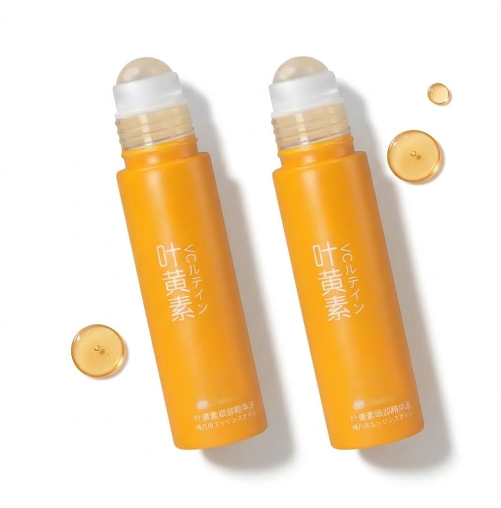 Lutein Eye Essence Oil with Vitamin C | Roller Ball Eye Serum | Nourishing Under Eye Care for Dark Circle Appearance, Puffiness & Fine Lines | Fast Absorbing Eye Care Oil | Suitable for All Skin Types-image-31
