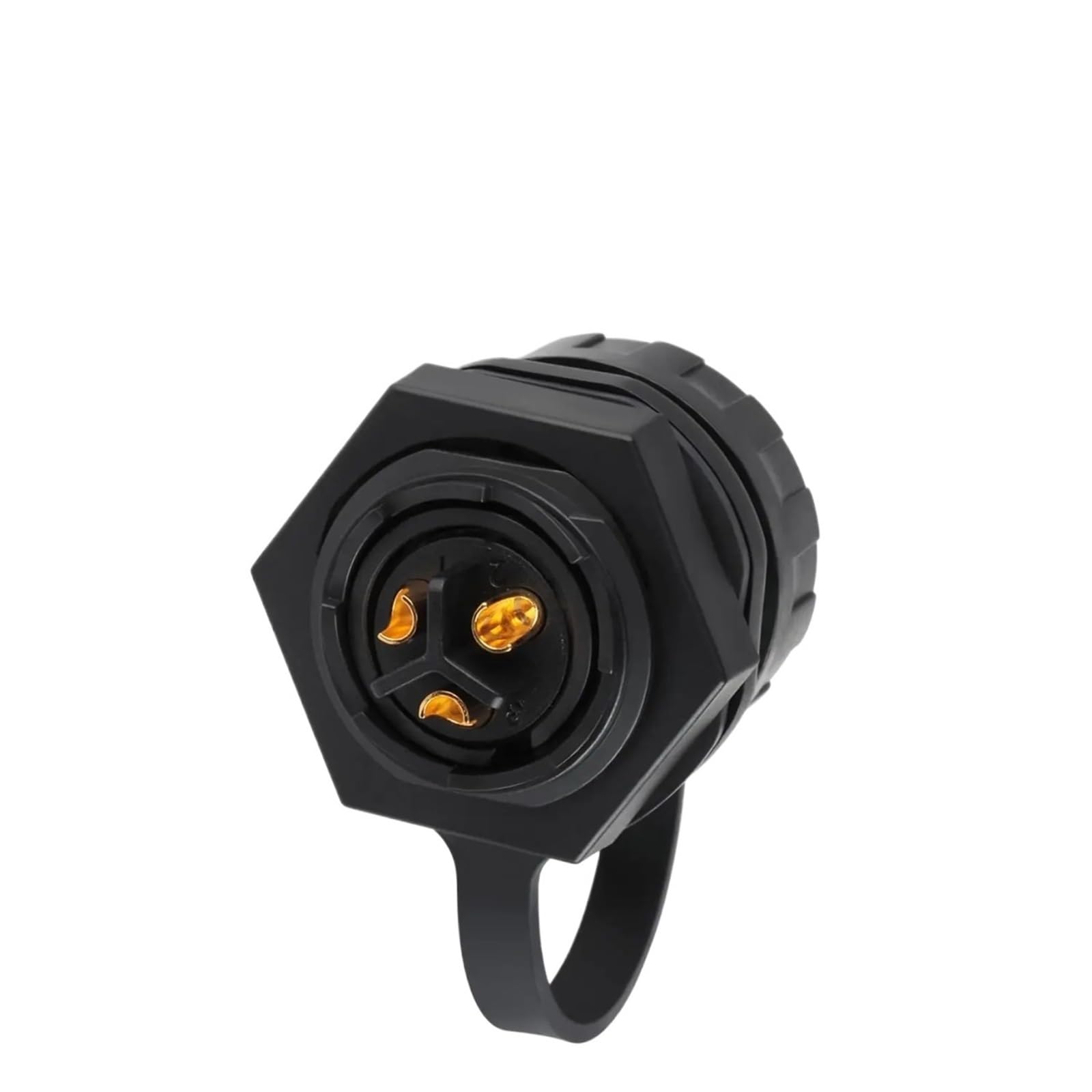 Conector Impermeable YM20 de Segunda generación IP68, Conector eléctrico Universal for Exteriores, terminales Soldadura for automoción(9 Pin Single-Hole)