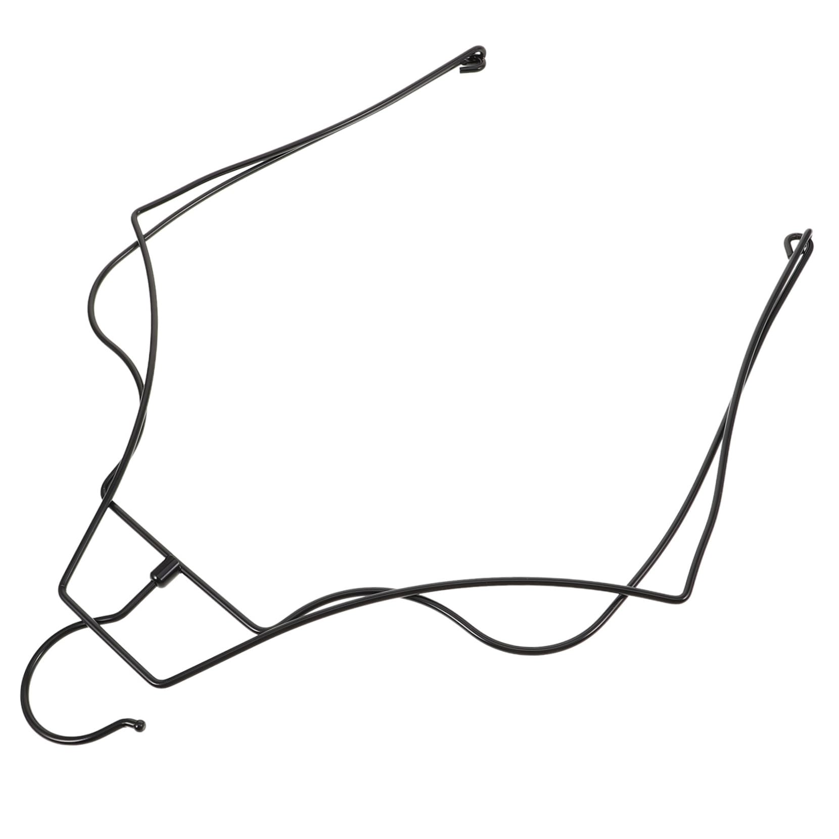 CHILDWEET Children's Swimwear Hanger Bathing Suit Hangers Swimsuit Hangers Body Shape Bikini Hanger Skirt Hangers Clothes Hanger Dress Hanger High Manganese Steel Material Black