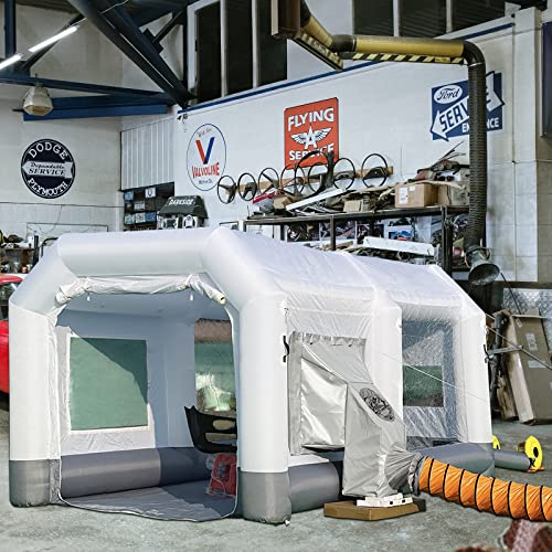 Gorillaspro Booth Indoor Overspray Diversion Suction Device(Patent Applied) - Only Applicable To Gorillaspro Inflatable Paint Booth - Suitable For 12 Inch Exhaust Fan And Pipe (Not Included) #TOP3