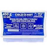 SURGICALMED - Ghiaccio Gel Riutilizzabile (26 x 15 cm) - Compressa fredda calda - Multifunzione - Ideale per Terapie, Dolori Muscolari, Febbre e Lesioni Sportive - Adatta per Frigorifero e Microonde.