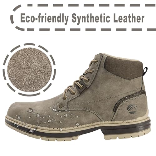Image of CC-Los Men's Hiking Boots for Men Ankle Dress Chukka Boots Size 7.5-14