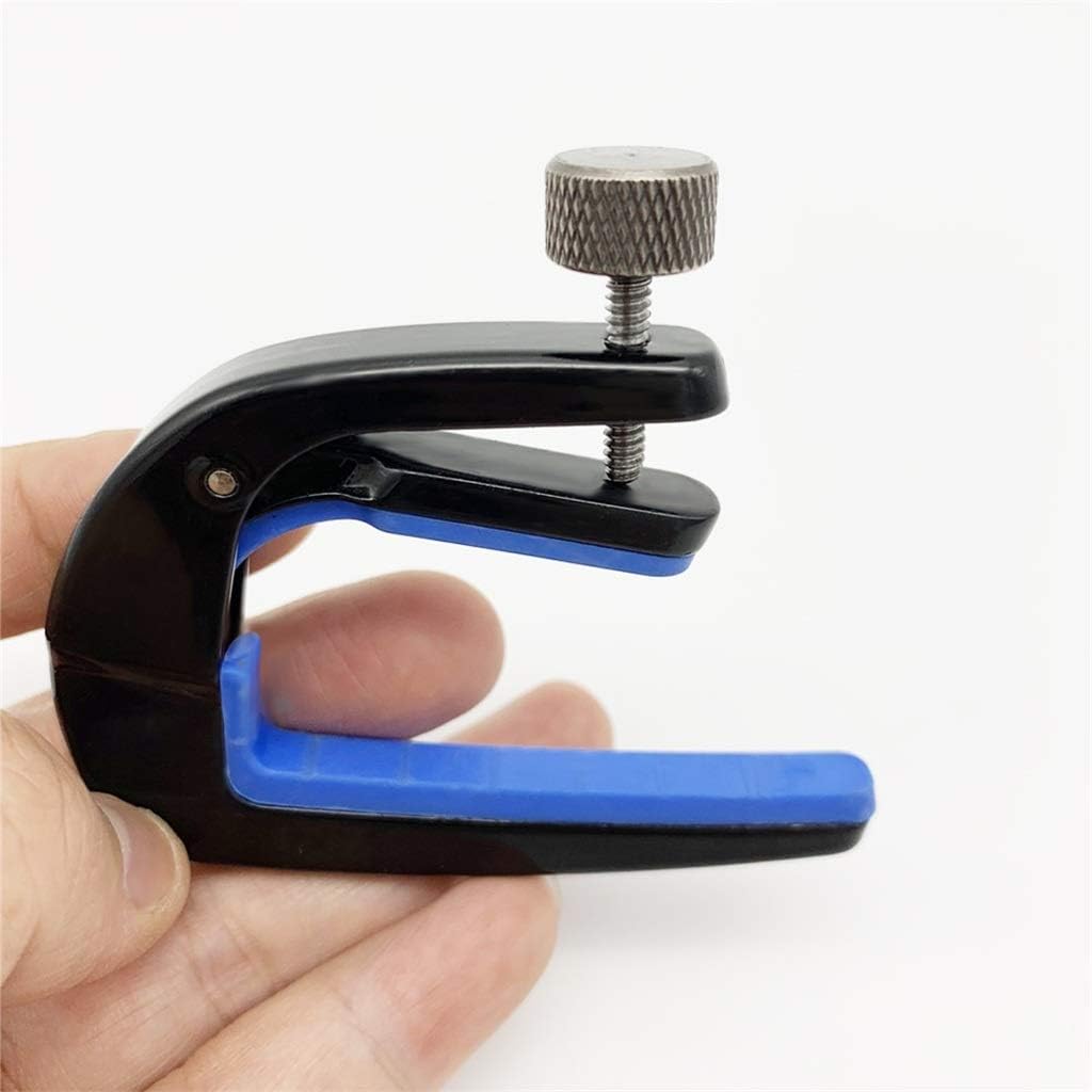 Electric Acoustic Guitar Capo Metal Capotrase Also for Bass Ukulele Color Black/White(D)