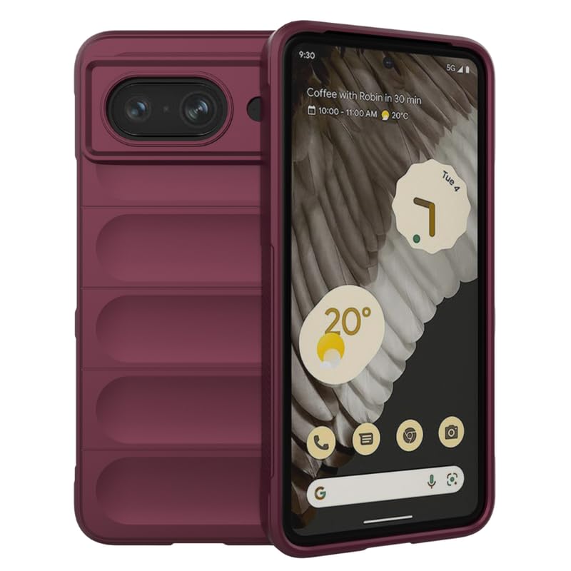 Cassby Back Case Cover for Google Pixel 8, Compatible for Google Pixel 8 Back Case Cover, Matte Case with Inner Lining, Liquid Silicon Magic Case with Side Grip Camera Protection (TPU, Plum) (B0D66RMSDH) Amazon Price History, Amazon Price Tracker