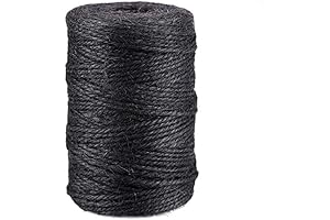 KINGLAKE 328 Feet Black Jute Twine