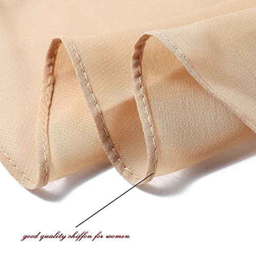 HEREAD Sheer Chiffon Shawls and Wraps for Evening Dresses Wedding Party Scarf Bridal Stole Accessories for Bride and Women4