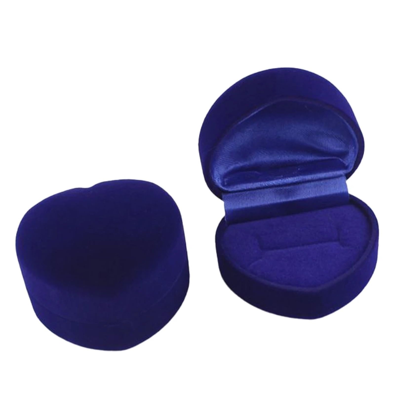 JFNKLFG Velvet Ring Earring Box Case For Wedding Engagement Small Jewelry Packaging Holder Storage Display Organizer Businesses Sale for Proposal, Wedding(SKU-09,5x4.5x4cm)