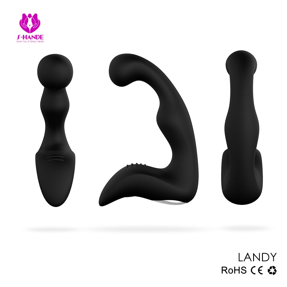 - Massaggiatóre Próstatico,Silicone Vibràtóre con 9 Modalità Di Vibrazione, Morbido Vibratǒri per Donna e Uomo Stimólazione Clitòridea e Puntó G Massaggiatóre Nero