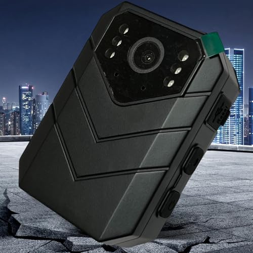 Cámara 4K Mini Body Body Con 32 GB - 6-8 Horas Cámaras De La Cámara De La Tarjeta De Vida De La Vida De La Batería Con Grabación De Audio Y Video | Cam Boddy Accesorio Multifunción Para Seguridad Y Ot - imagen 5