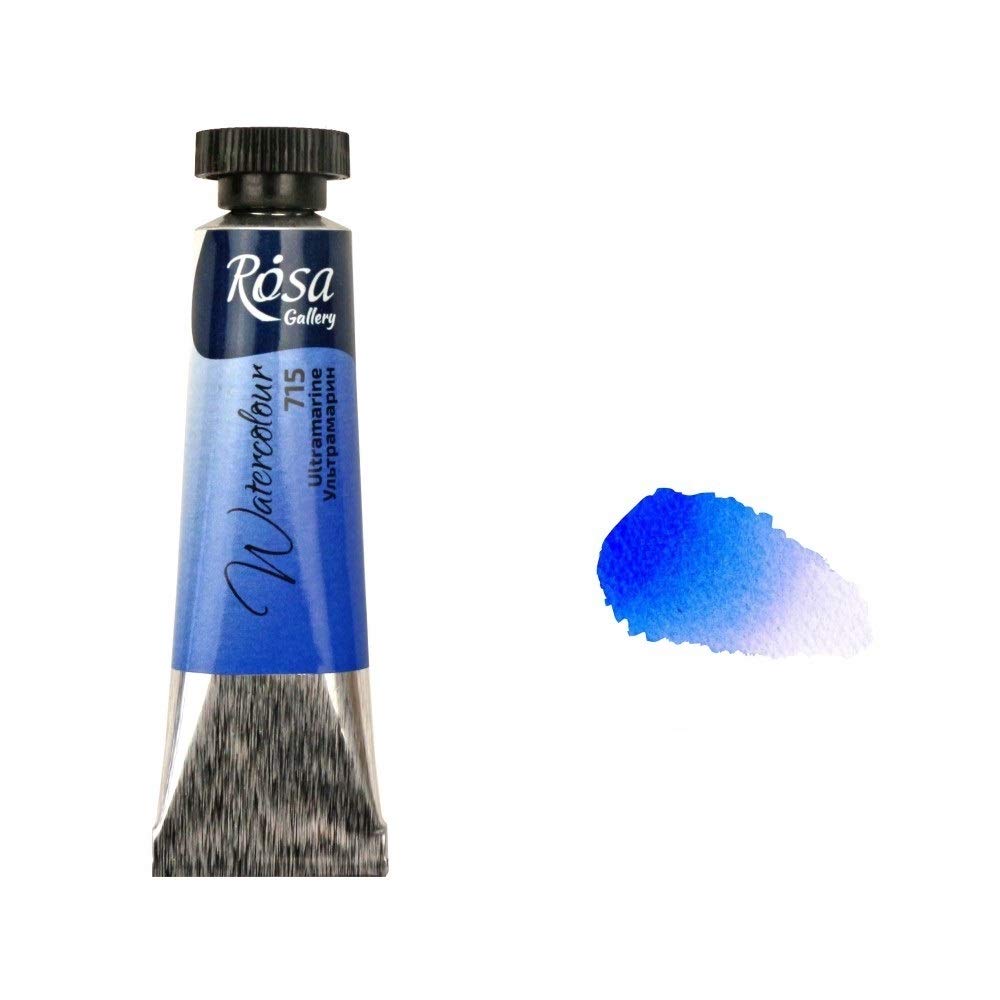 Professional Watercolour Paint, 10ml Tubes, Gallery, Artist Quality (Ultramarine)