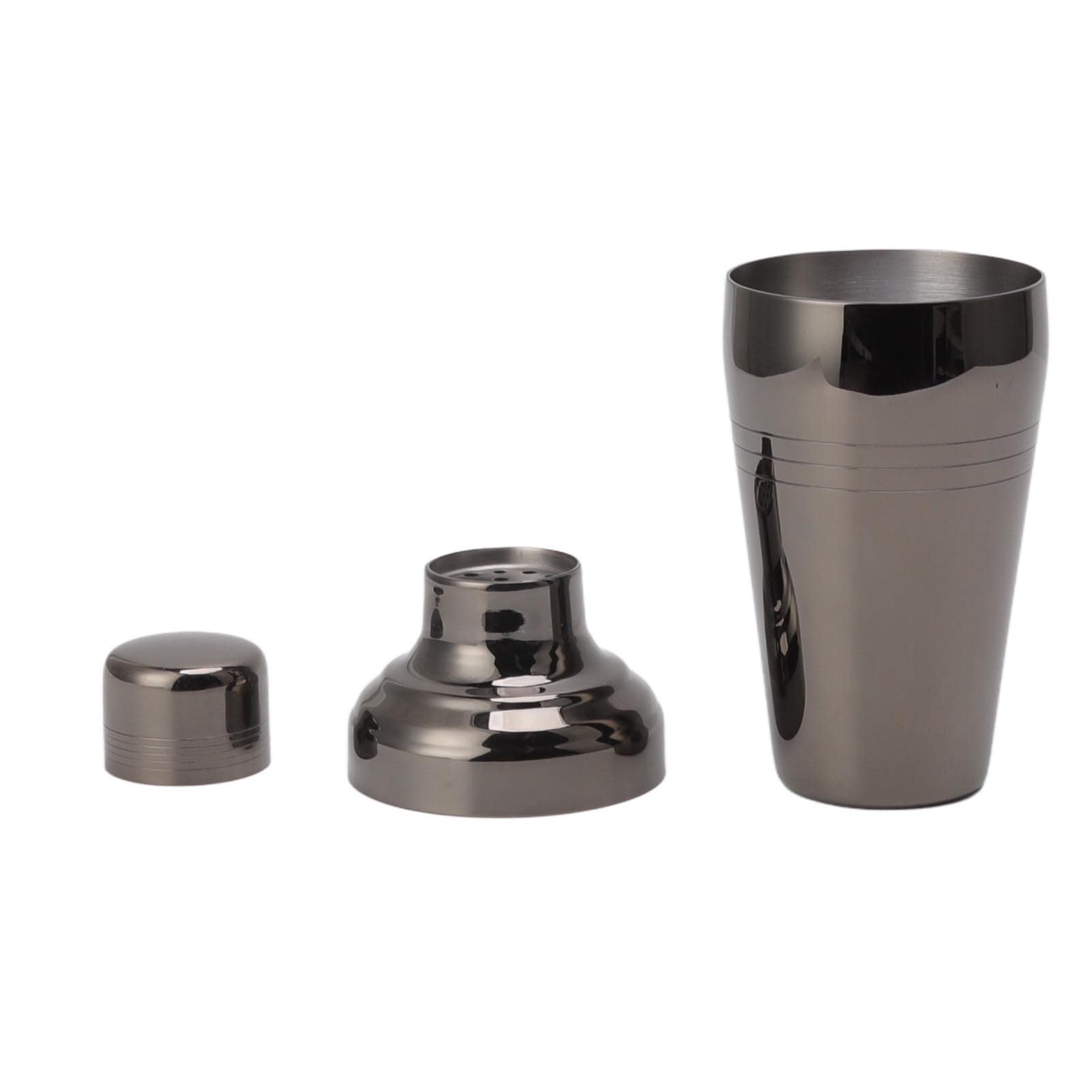 Shaker à cocktail en acier inoxydable noir pour vos soirées apéritif