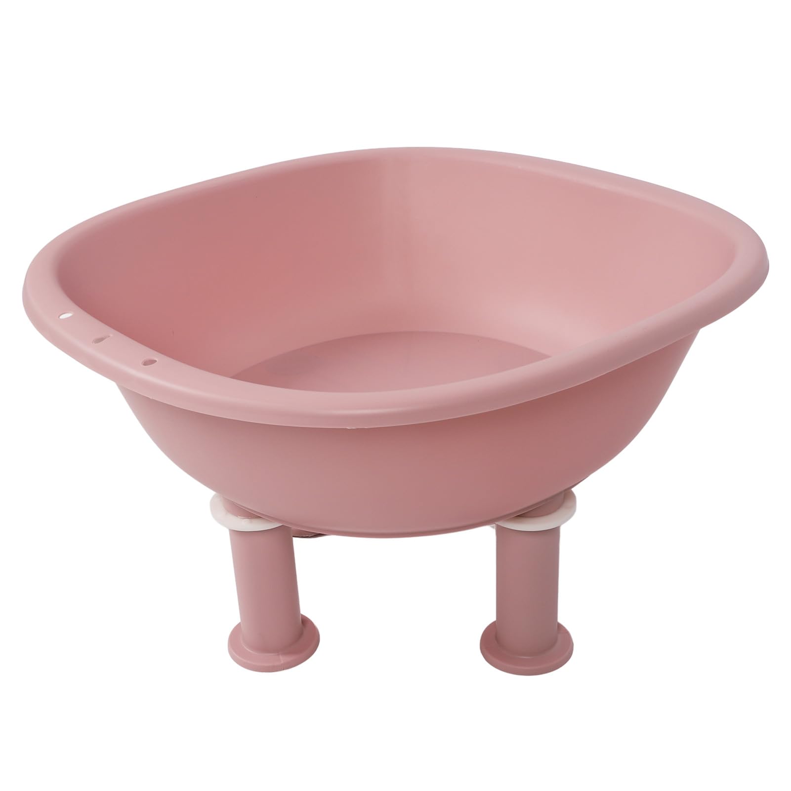 Bañera de Asiento para Mujeres Embarazadas, Relajante, Alivio de Hemorroides, Soporte para Piernas, Cuidado Posparto, Plástico (Rosada)