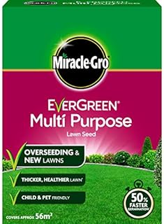 Miracle-Gro 119615 EverGreen Multi Purpose Lawn Seed 1.6 kg - 56 m2, White