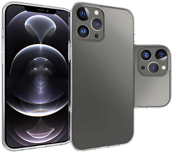 Spia Apple iPhone 15 Pro Max ile Uyumlu Kılıf Şeffaf Yui Silikon Kapak (Apple iPhone 15 Pro Max ile Uyumlu, Şeffaf)