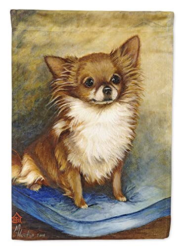 Caroline's Treasures Mh1036Gf Chihuahua Long Hair Brown Flag Garden Size, Garden Size, Multicolor #TOP14