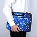 Mibbxea 13 13,3 Zoll Laptoptasche mit Verstellbarem Schultergurt,Canvas Messenger Tasche,Reisetasche,schützende Tragetasche für 12-13,3 Zoll Computer,Ultrabook,Netbook (Blauer Sternenhimmel)
