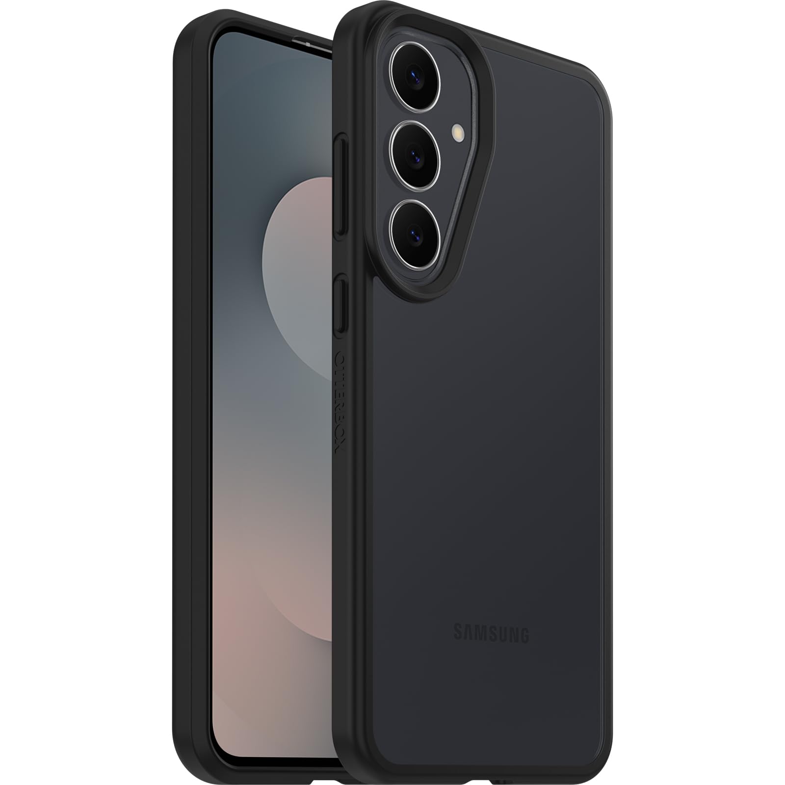 OtterBox React Series Case for Samsung Galaxy S25 FE, Shockproof, Drop proof, Ultra-Slim, Protective Thin Case, Tested to Military Standard, Clear/Black