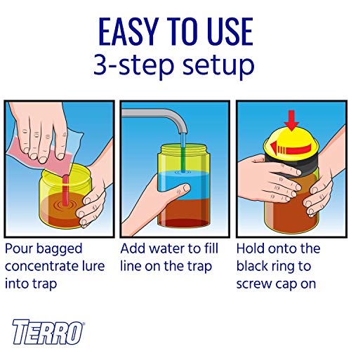 Terro T512 Wasp And Fly Reusable Wasp & Fly Trap, 1 Pack #TOP6