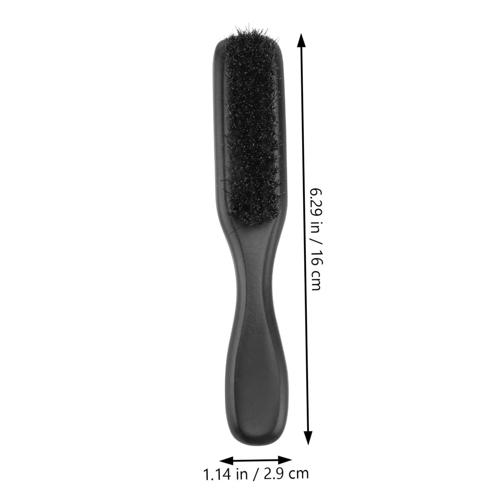 FOYTOKI Long Handle Beard Brush with Boar Bristles Durable Mustache Grooming Tool for All Beard Types Easy to Clean and Travel-friendly