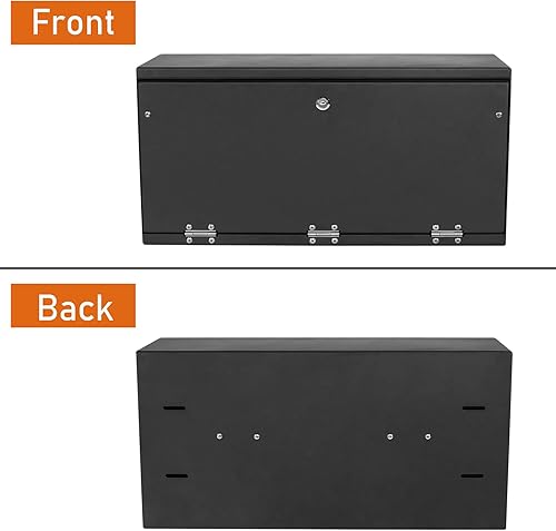 Vista 8 de Hooke Road Caja de Almacenamiento con Candado para Tablero de Puerta Trasera de Jeep Wrangler Compatible con Jeep Wrangler TJ 1997-2006