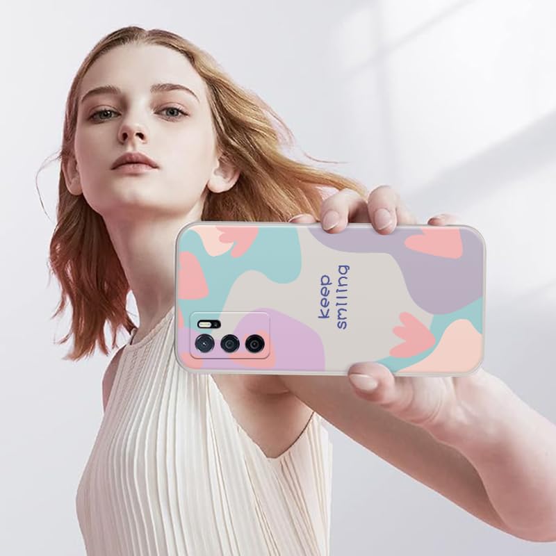 WOKEZ Blommönster Telefonfodral för Moto Edge 50 Pro – Ultratunn TPU