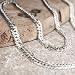 Subalian JEWELRY Cadenas De Plata Hombre – Collar De Plata Esterlina 6mm...